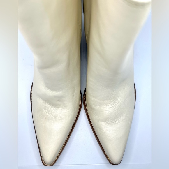 NWT Sam Edelman Womens Jane Leather Pointed Toe Ankle Boot. Color:Ivory Size:9.5 - Picture 10 of 17